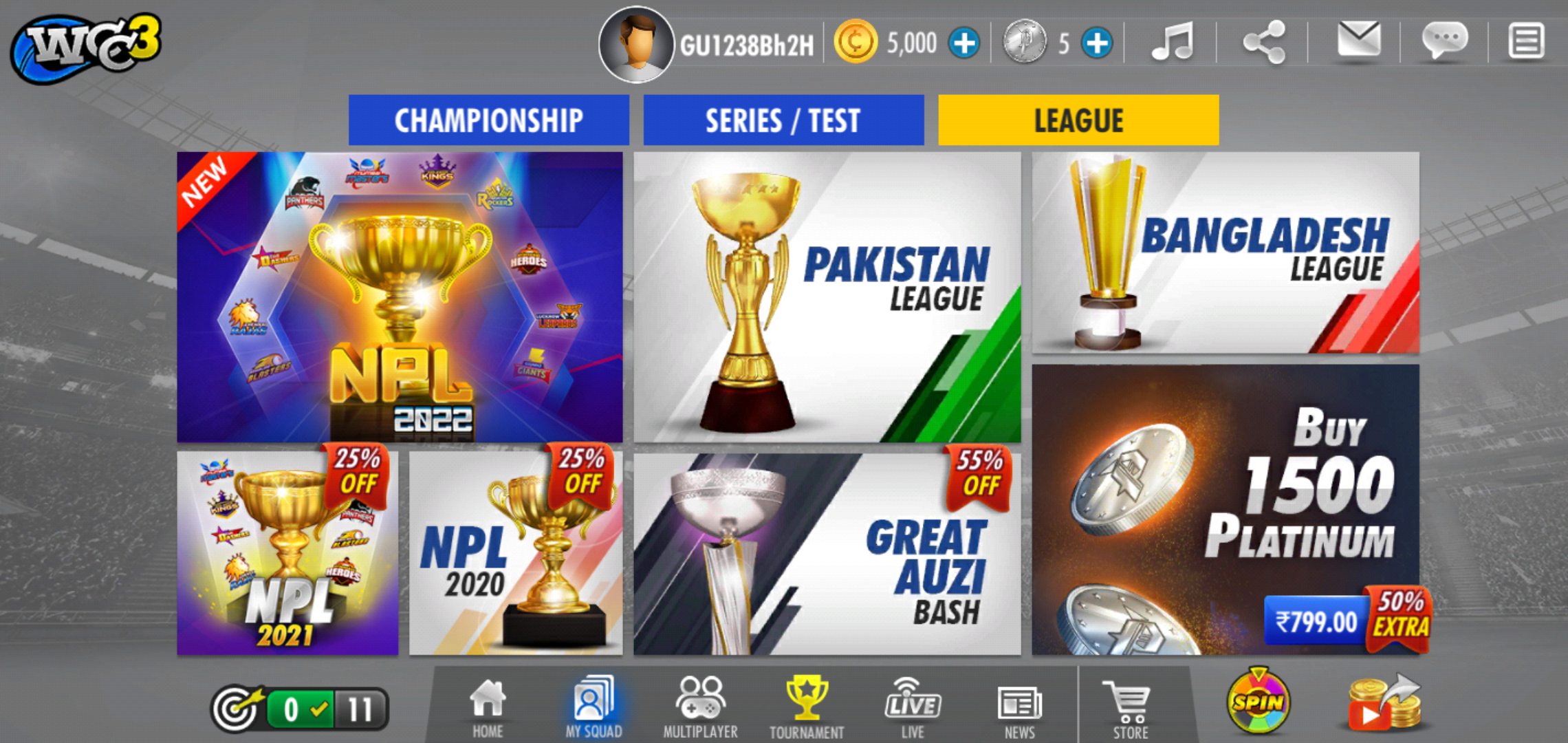 World Cricket Championship 3 game