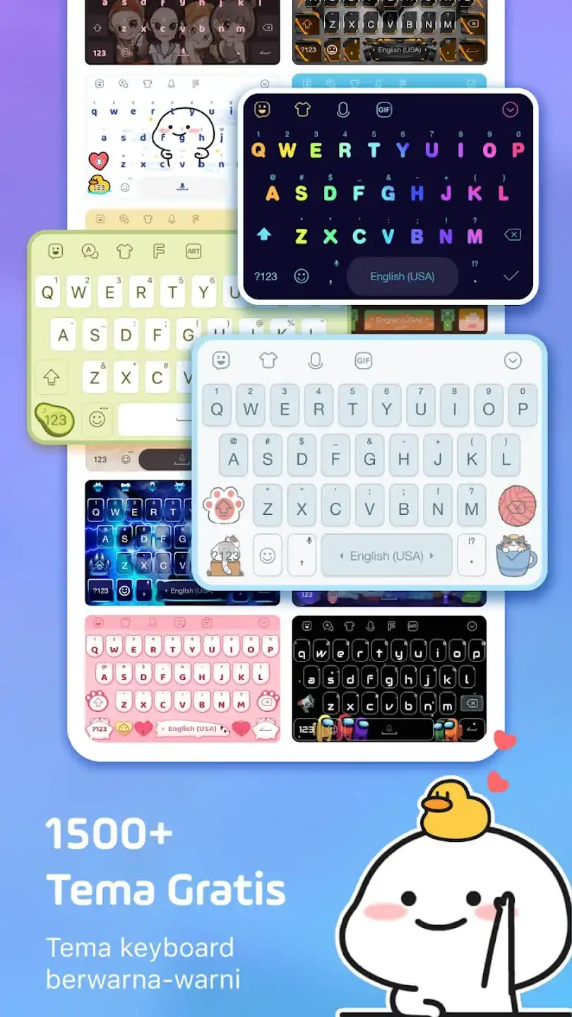 Features of Facemoji Emoji Keyboard MOD APK 