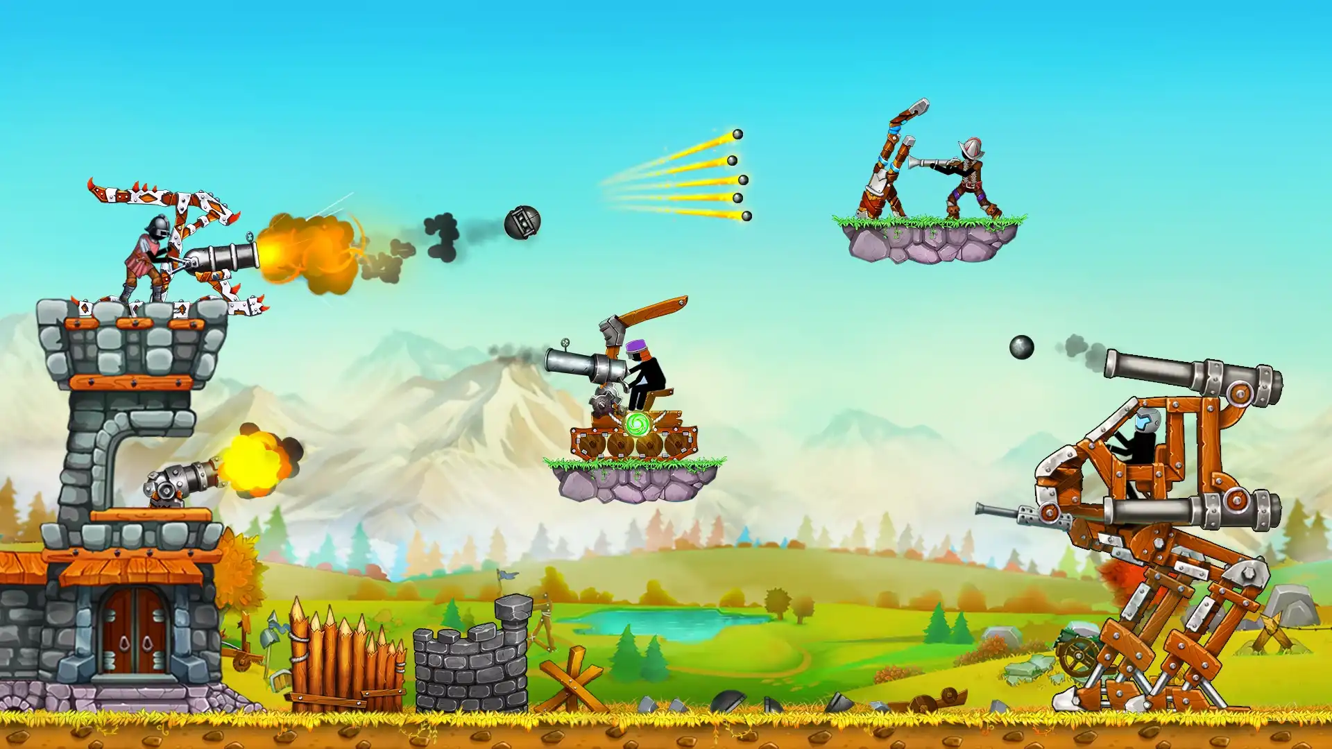Features of the Catapult Two Mod Apk