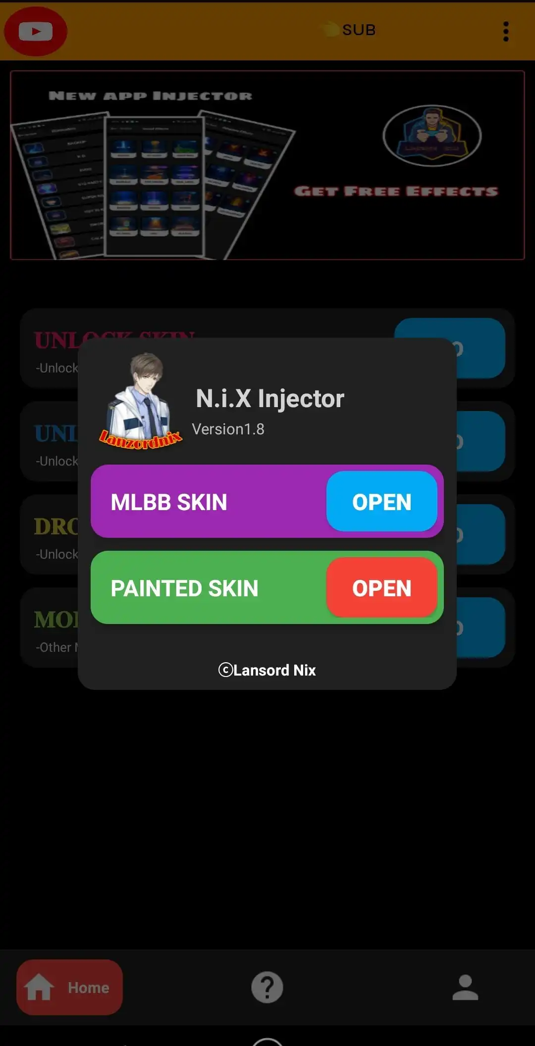 Features of NiX Injector APK