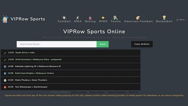 VIPRow Sports APK