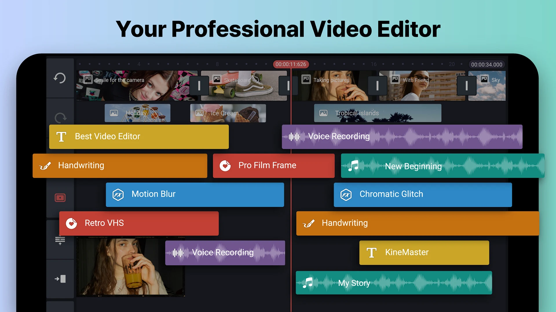 Video-editing effects