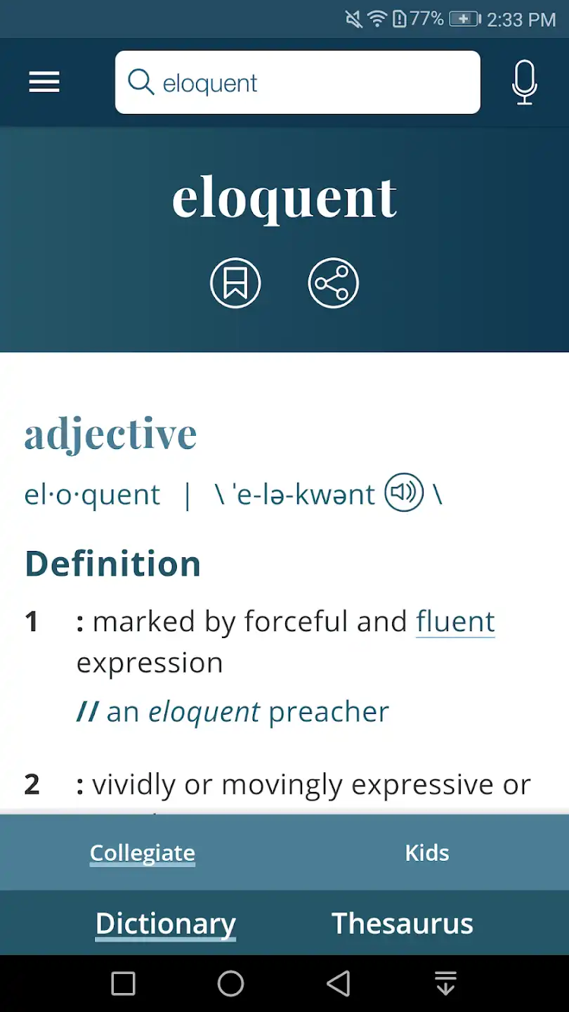 Features of Dictionary Merriam Webster MOD APK