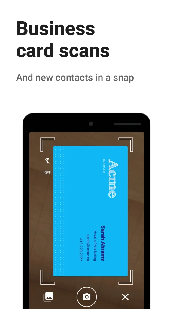 Contacts app for PC