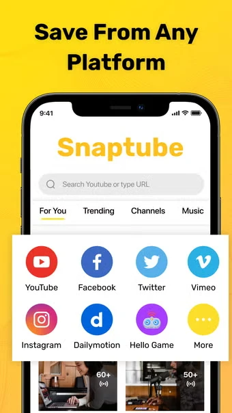 Snaptube Player APK For PC