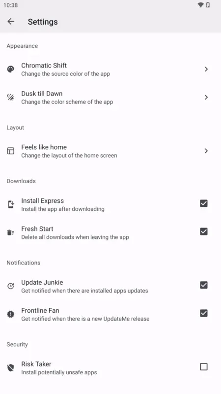 Update Me APK Download