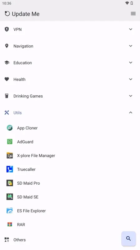 Update Me App