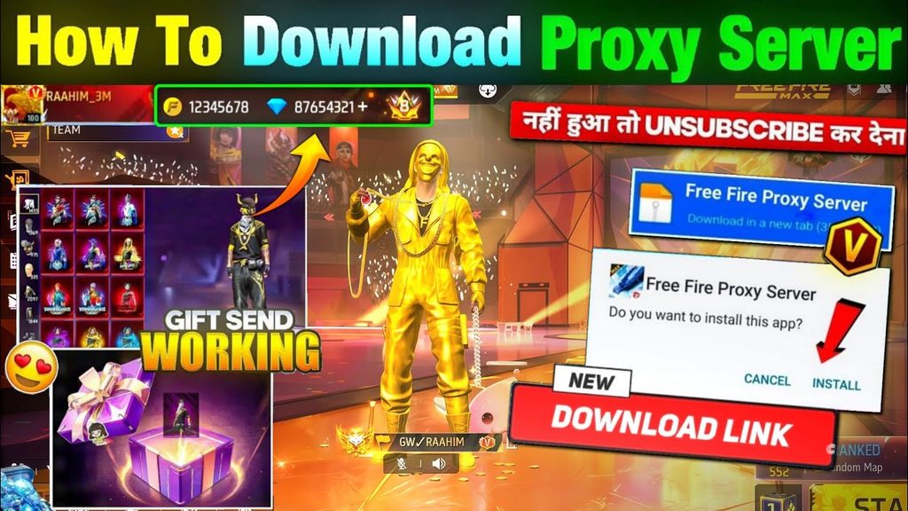 VIP Proxy Server FF APK Free Fire