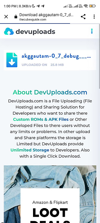 Devuploads APK Download