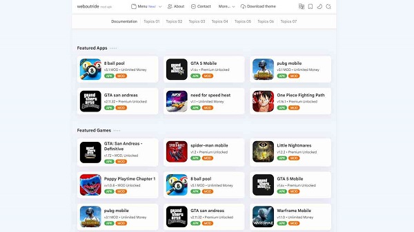 Weboutride APK latest version