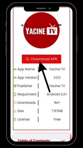 Yacine TV Black APK Download